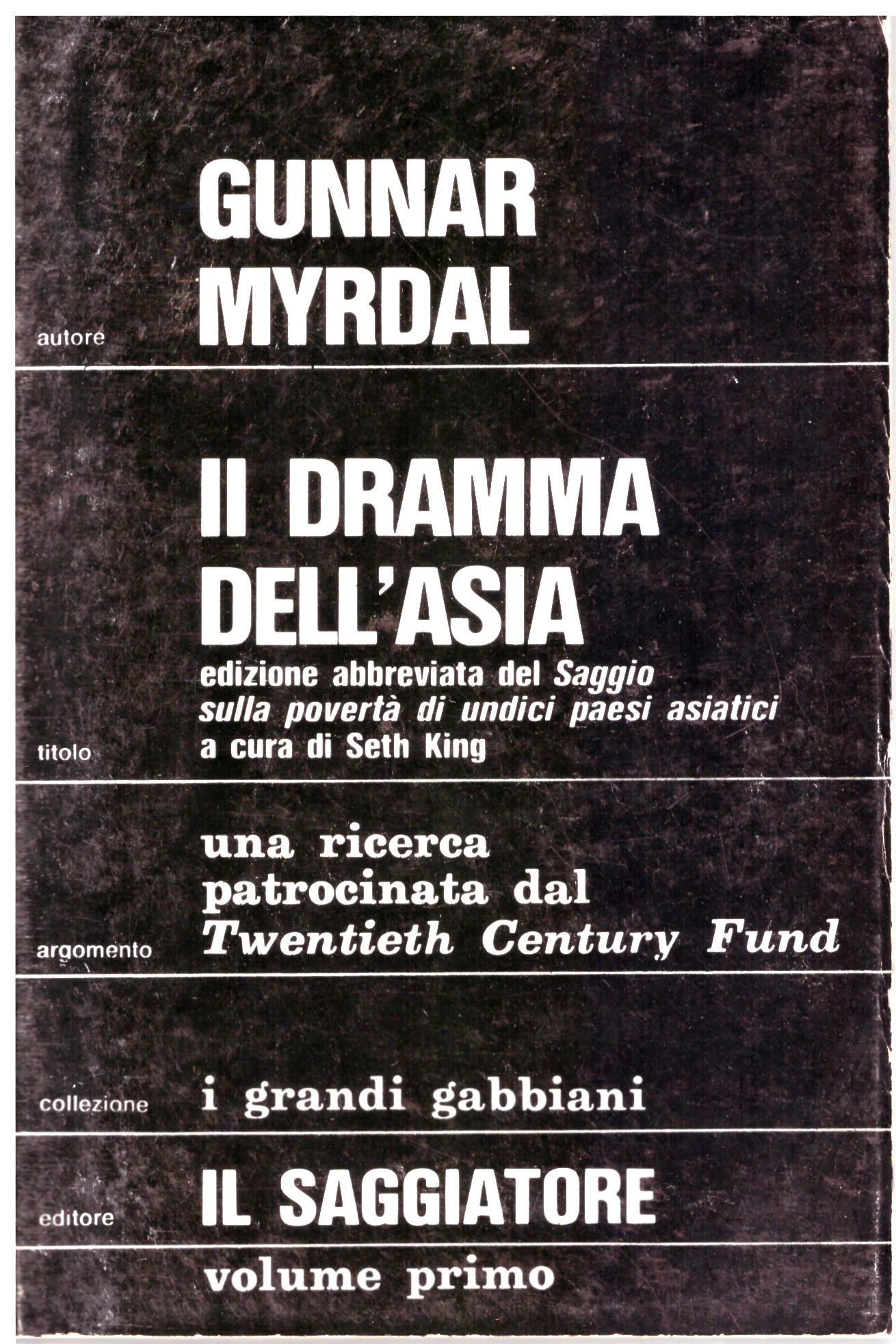 Il dramma dell'ansia - Myrdal Gunnar