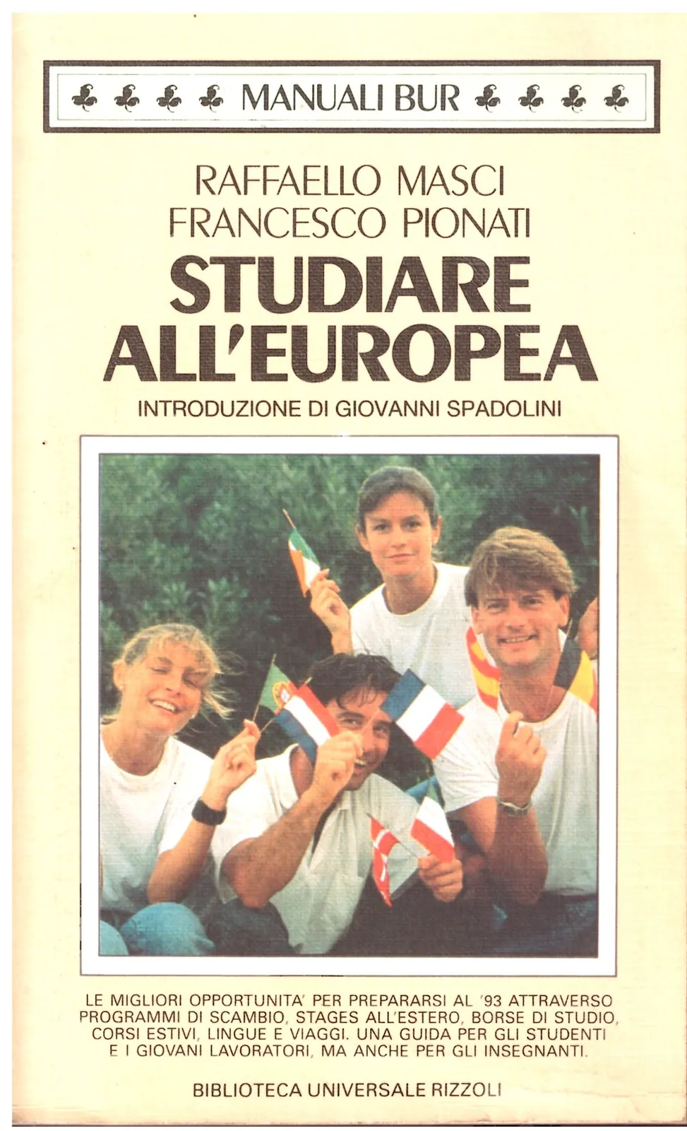 STUDIARE ALL'EUROPA - Raffaello Masci/Francesco Pionati.