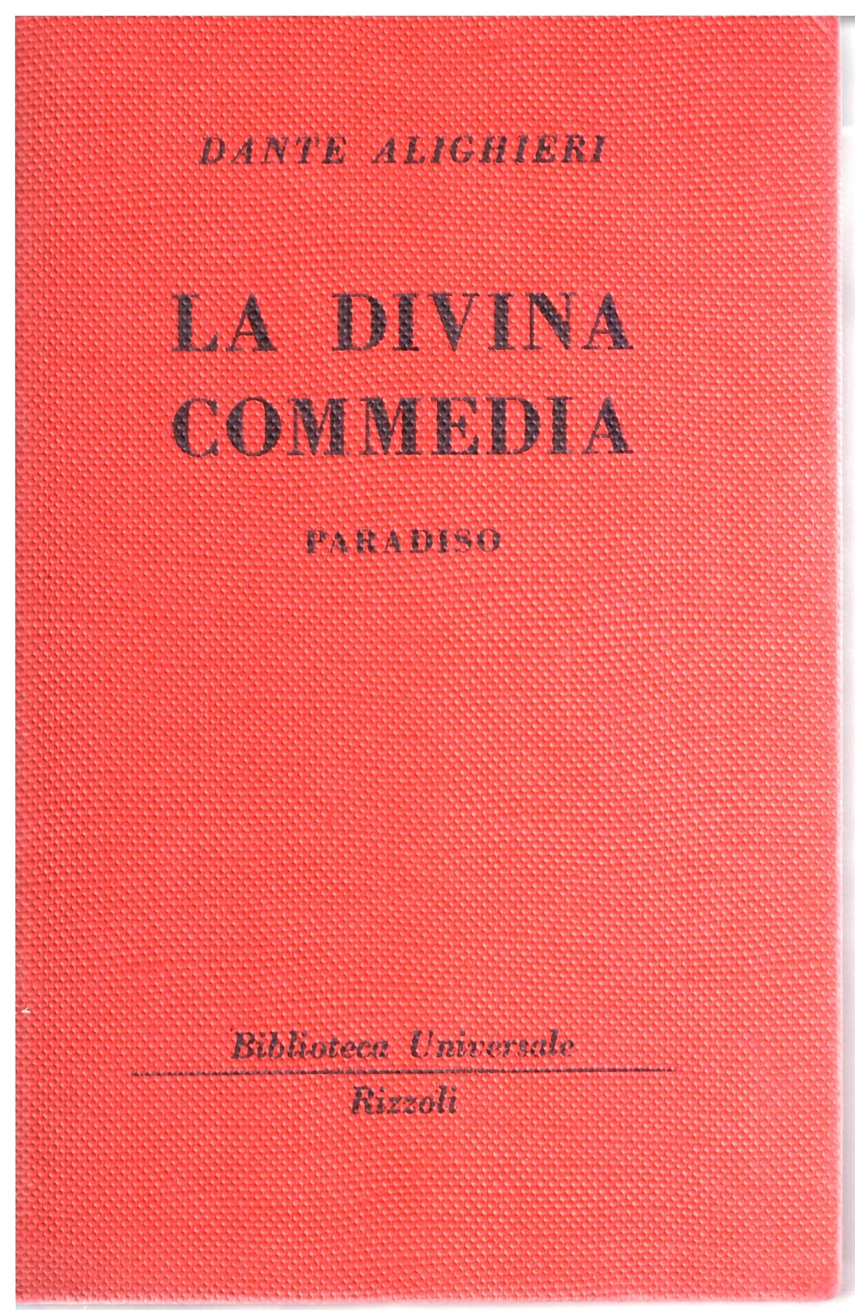 '-LA DIVINA COMMEDIA _ PARADISO - DANTE ALIGHIERI.