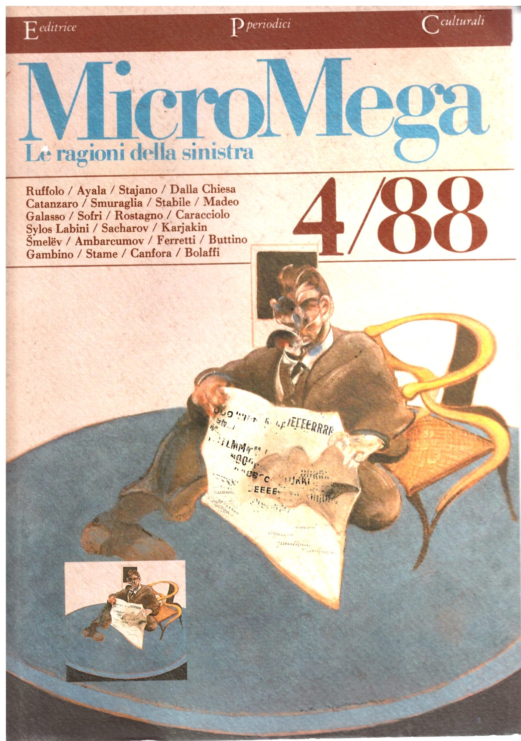 Micro Mega - Le regioni della sinistra 4/88 - Periodici.