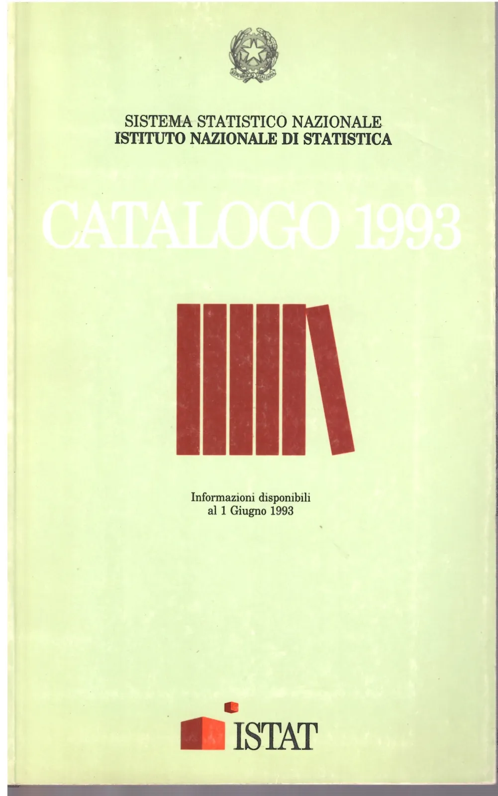 Sistema statistico Nazionale_CATALOGO 1993.