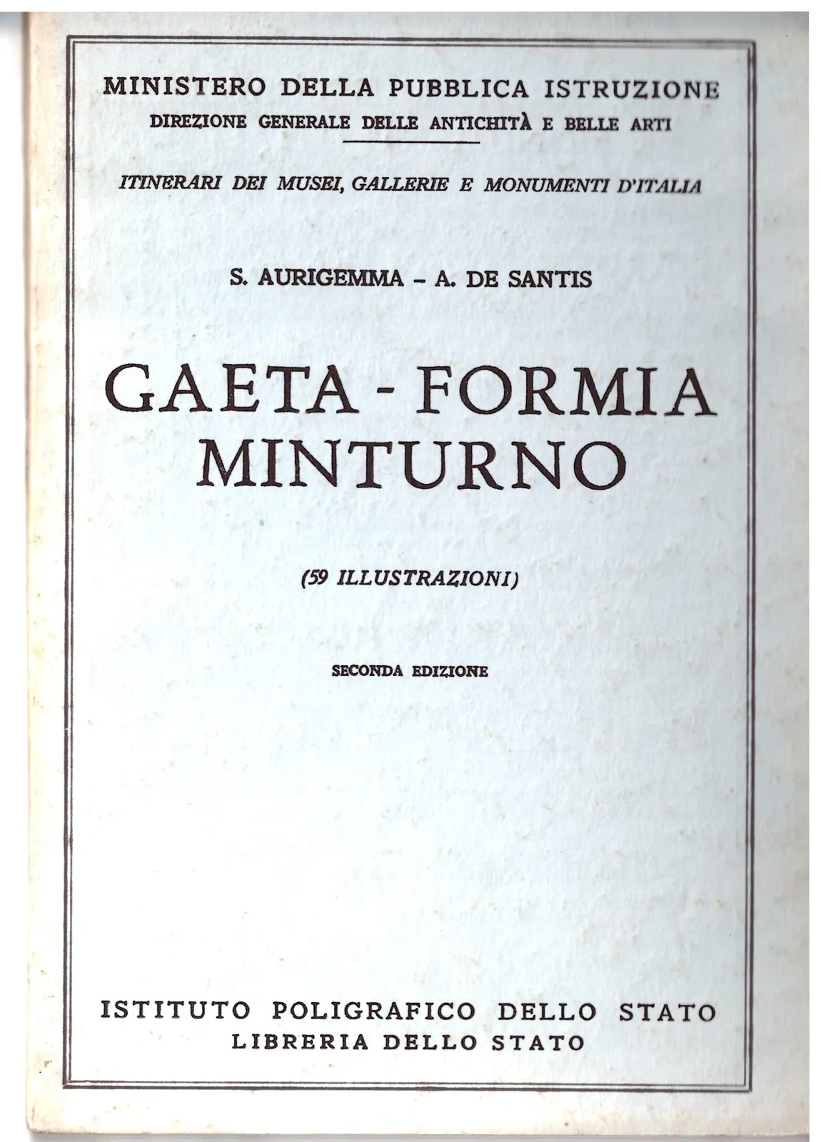 Gaeta-Formia Minturno - MINISTERO DELLA PUBBLICA ISTRUZIONE