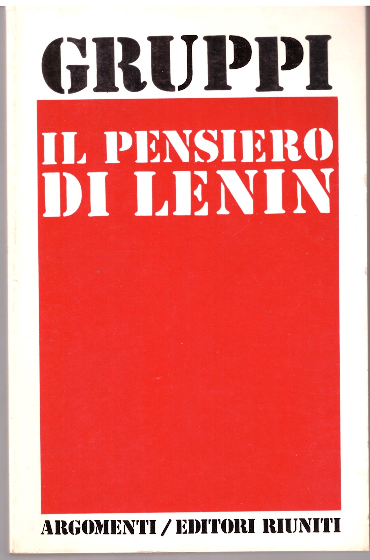 IL PENSIERO DI LENIN - GRUPPI