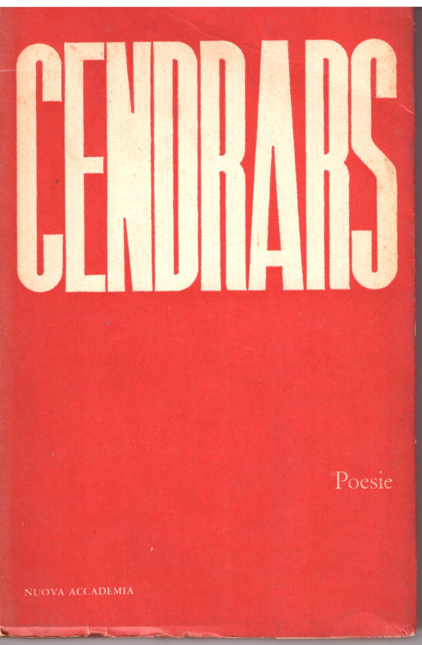CENDRARS - Poesie