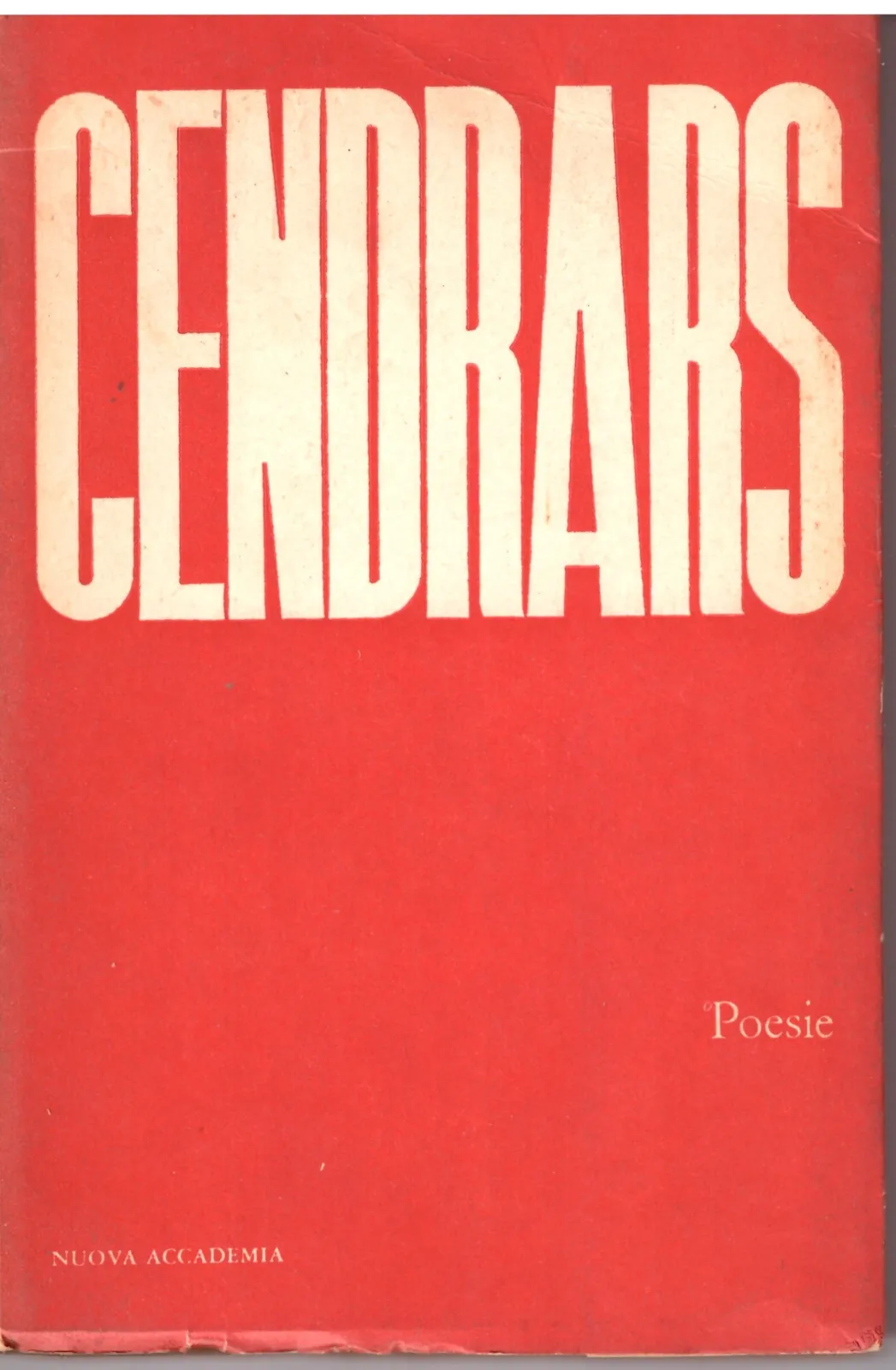 CENDRARS - Poesie