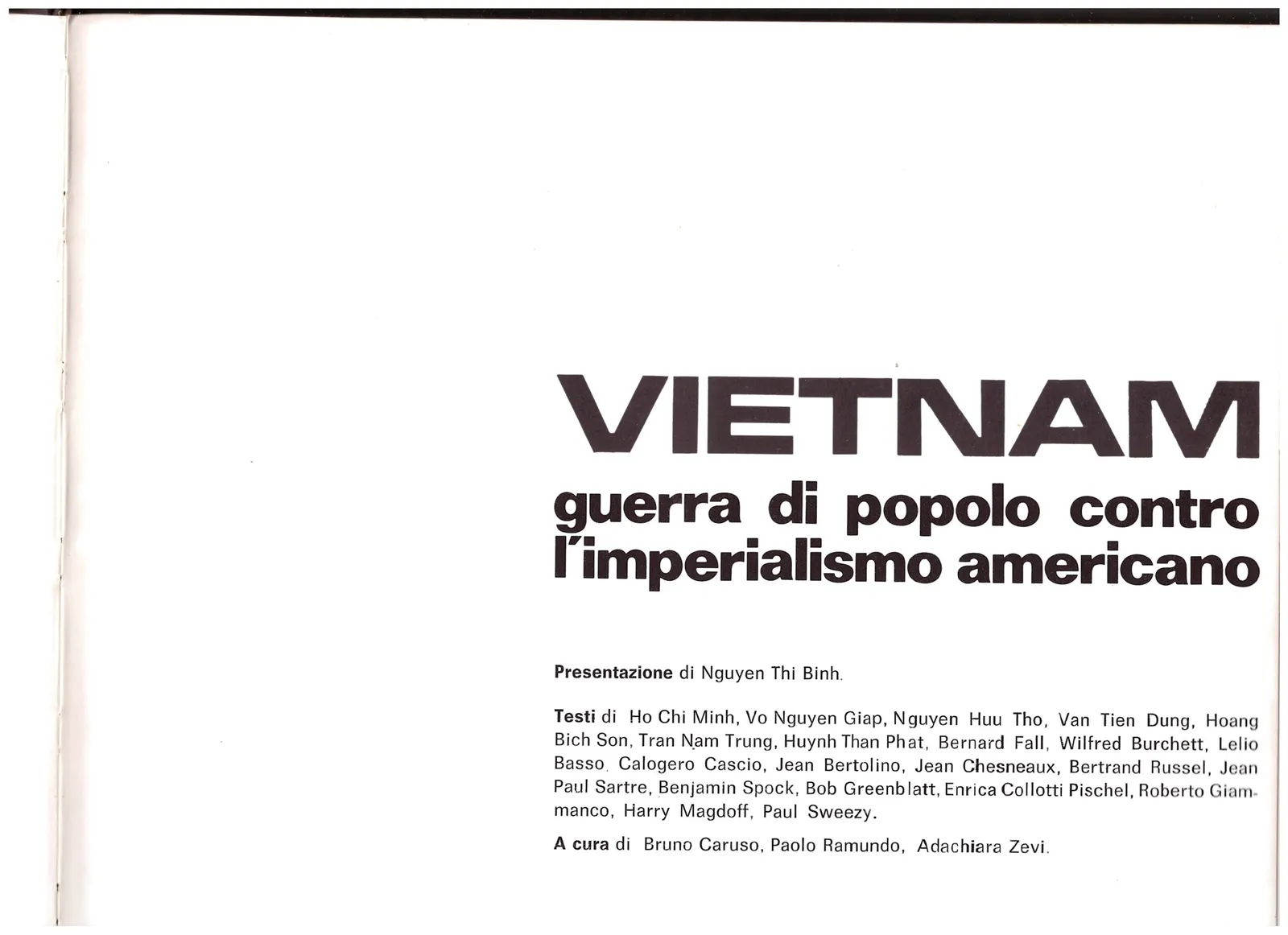 VIETNAMEN - Guerra di popolo contro l'imperialismo americano