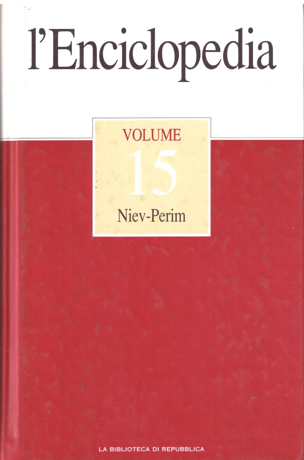 L'ENCICLOPEDIA VOLUME 15