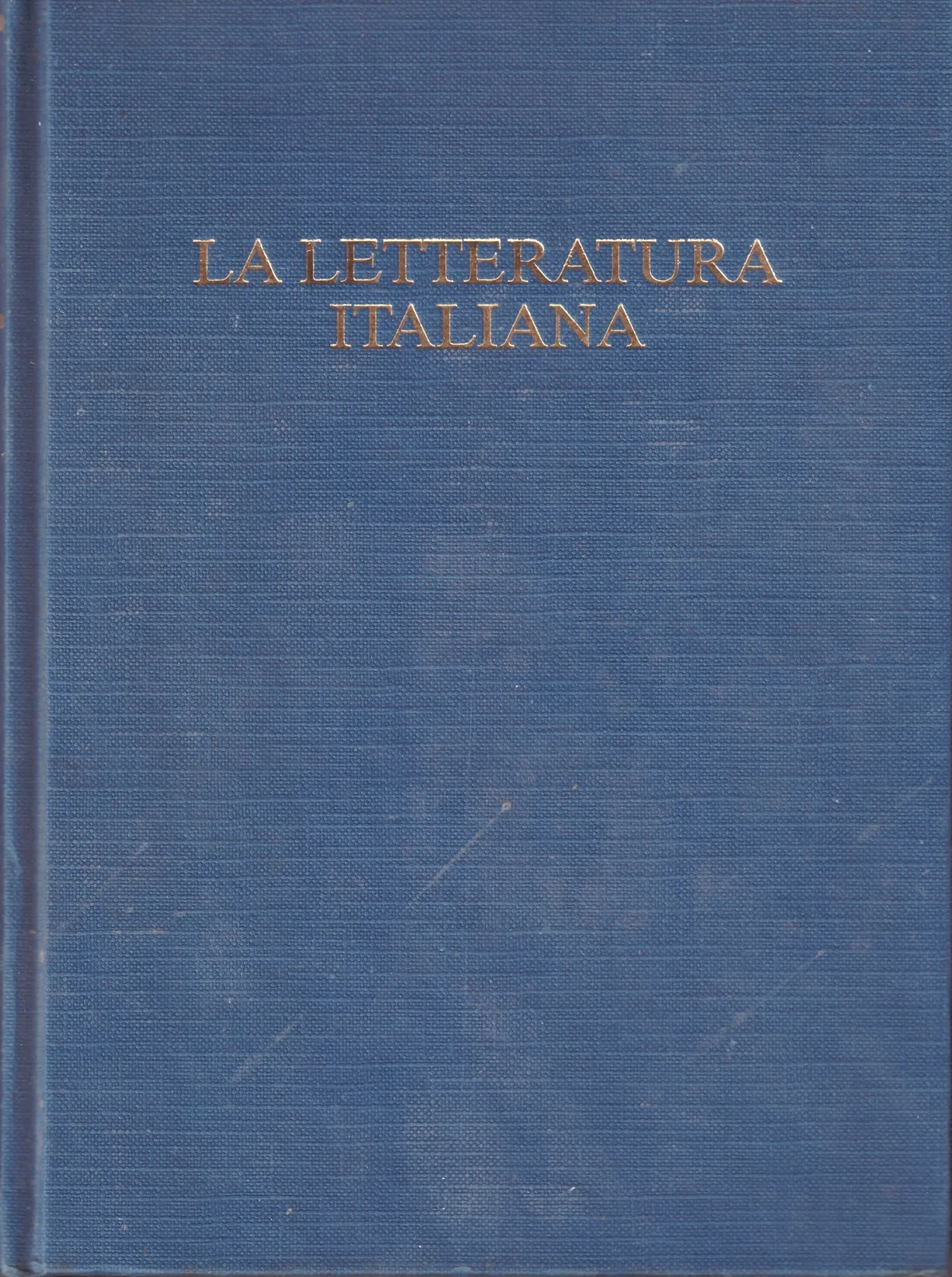 LA LETTERATURA ITALIANA