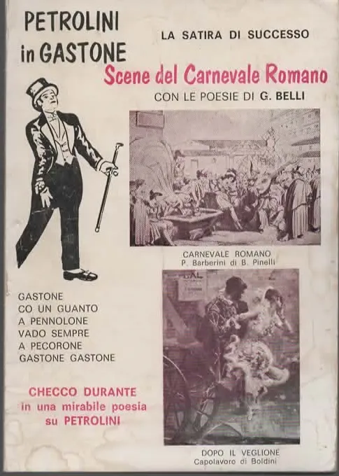 SCENE DEL CARNEVALE ROMANO – PETROLINI IN GASTONE
