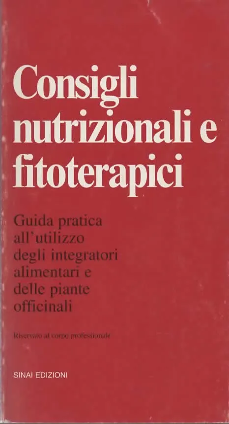 Consigli nutrizionali e fitoterapici – Siani Edizioni (1992)