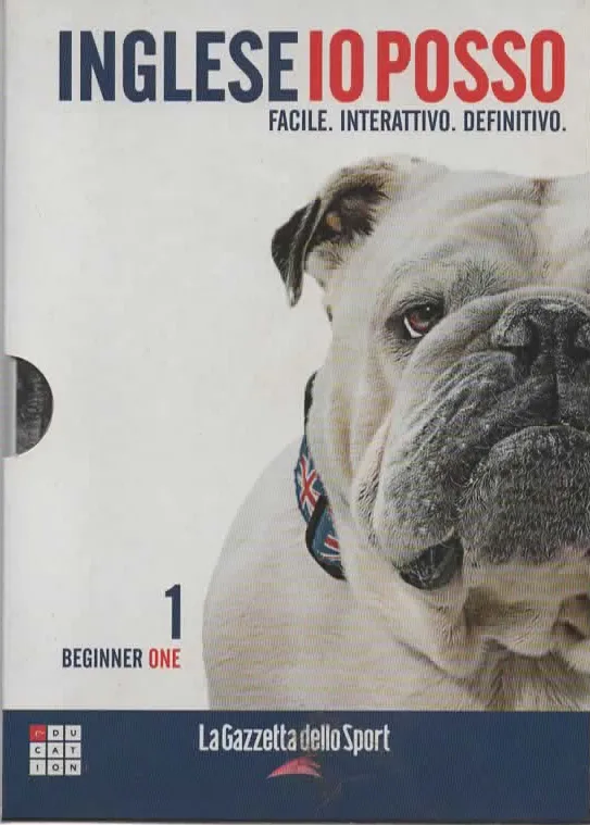 INGLESE IO POSSO 1 BEGINNER ONE – LIBRO + CD AUDIO + DVD