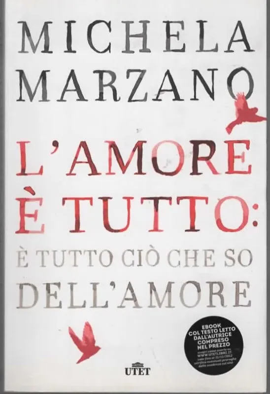 L’AMORE È TUTTO è tutto ciò che so dell’amore – MICHELE MARZANO (2013)